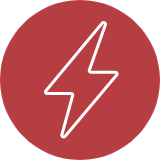 Notched card icon