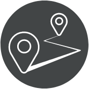 Notched card icon