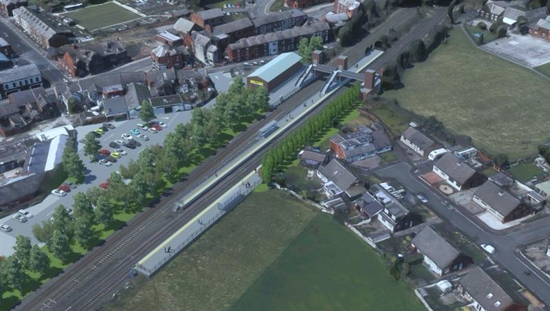 Green light for Golborne station