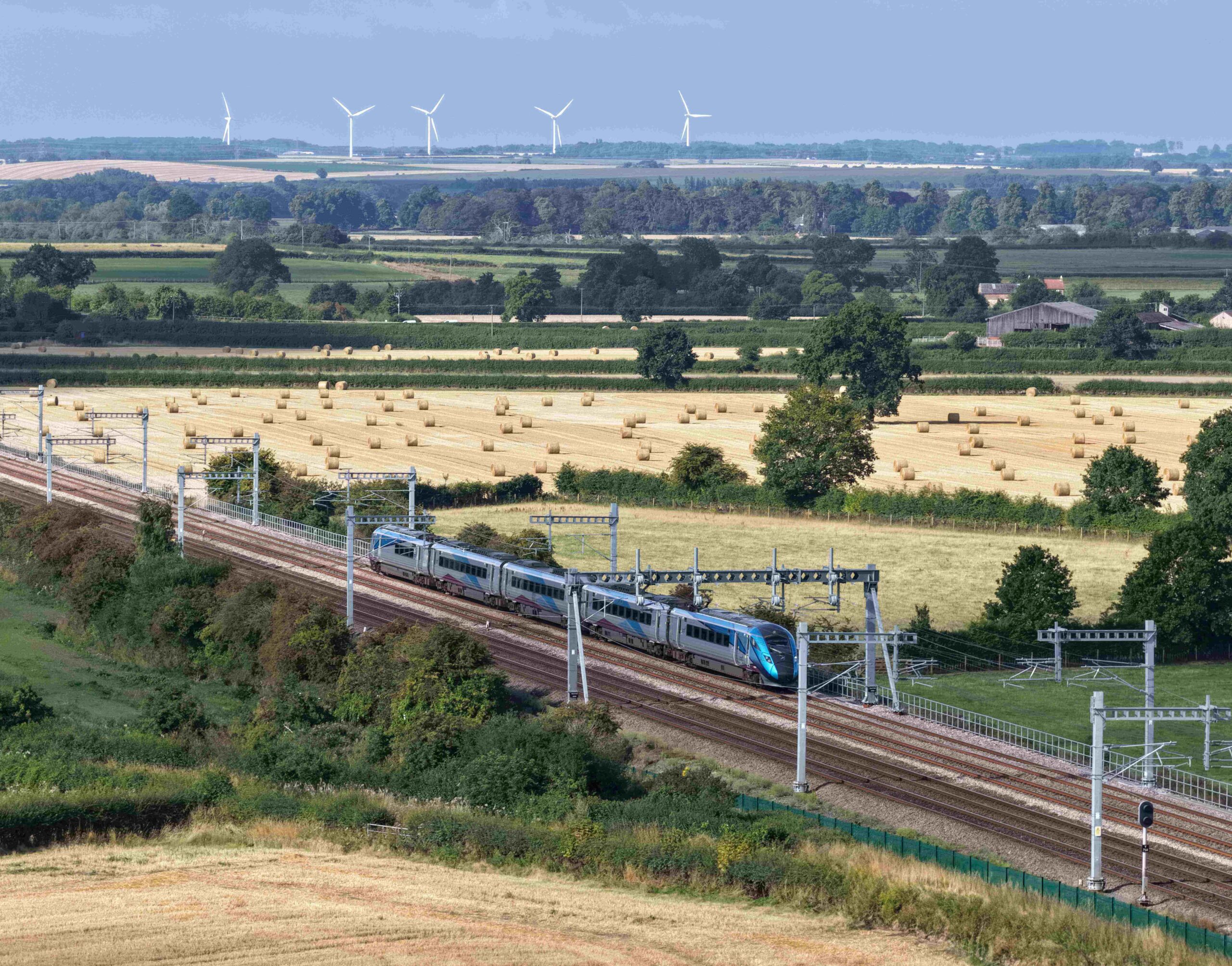 25% of the Transpennine route now *electrified*