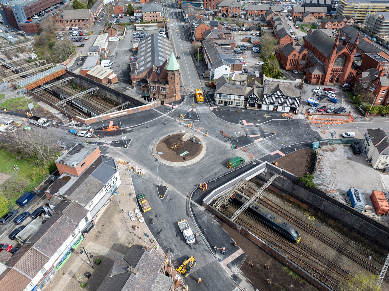 Greek Street roundabout reopens after £20m upgrade