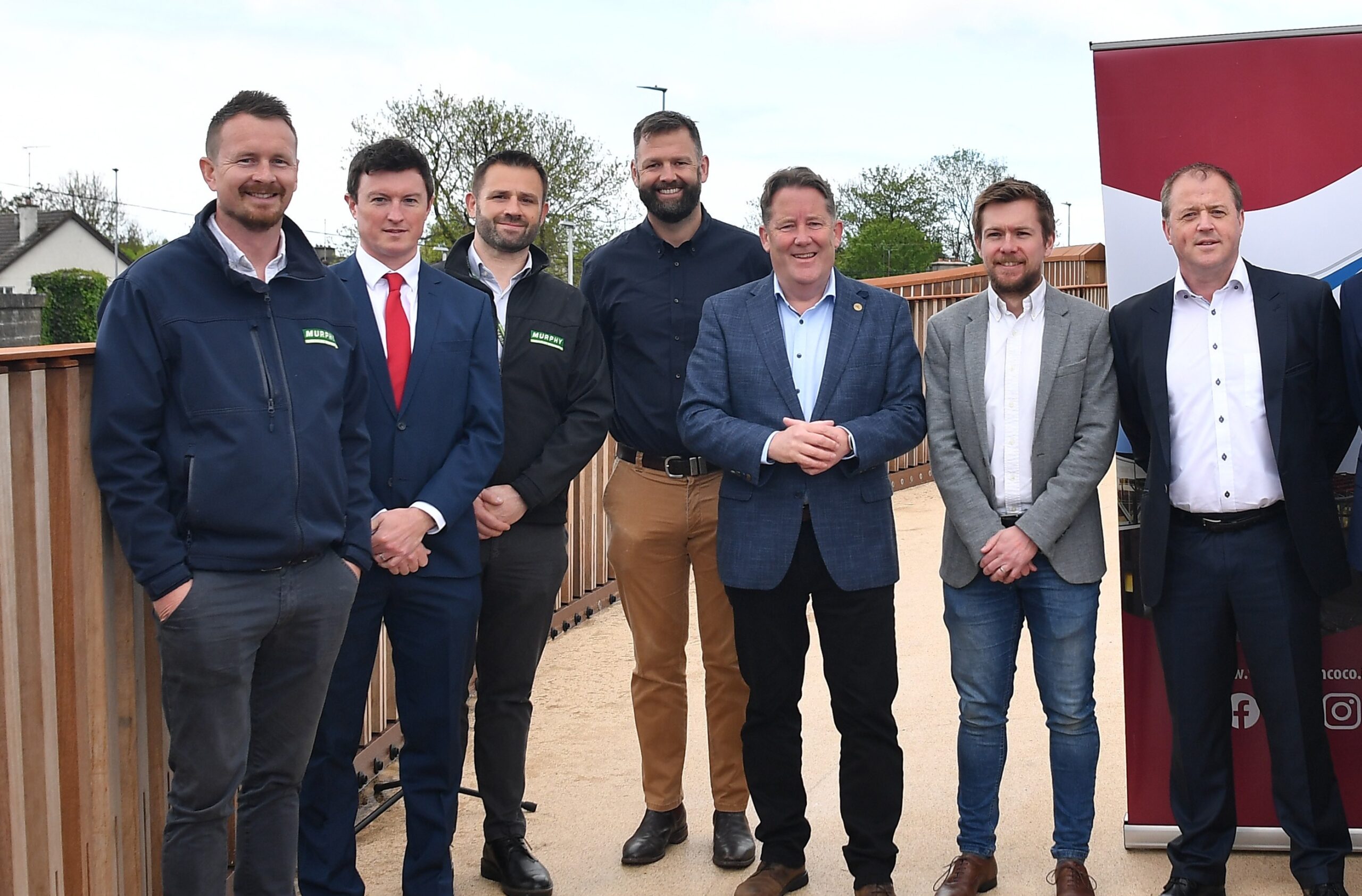 Minister for Transport, Darragh O’Brien opens Saunders Bridge